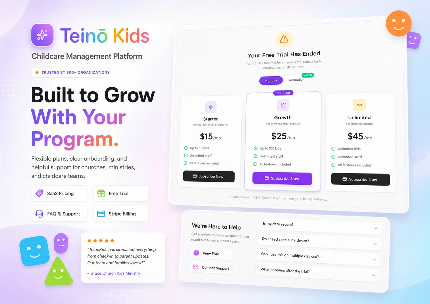 TeinoKids lesson plans, schedules, and gallery updates hub